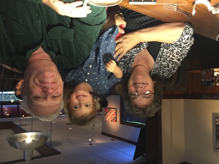 Greta and her granparents visting us in Iowa